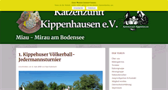 Desktop Screenshot of katzenzunft-kippenhausen.de